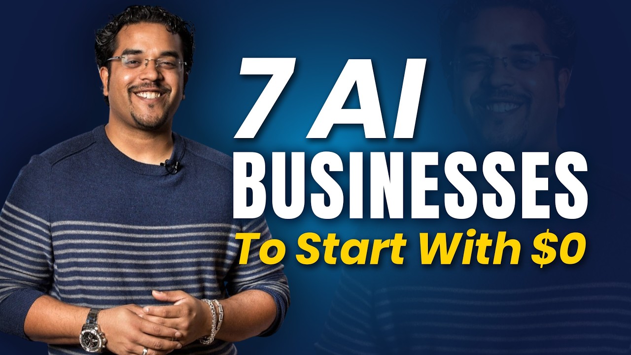 7 Viral AI Business Ideas You Can Start With $0! (2025)
