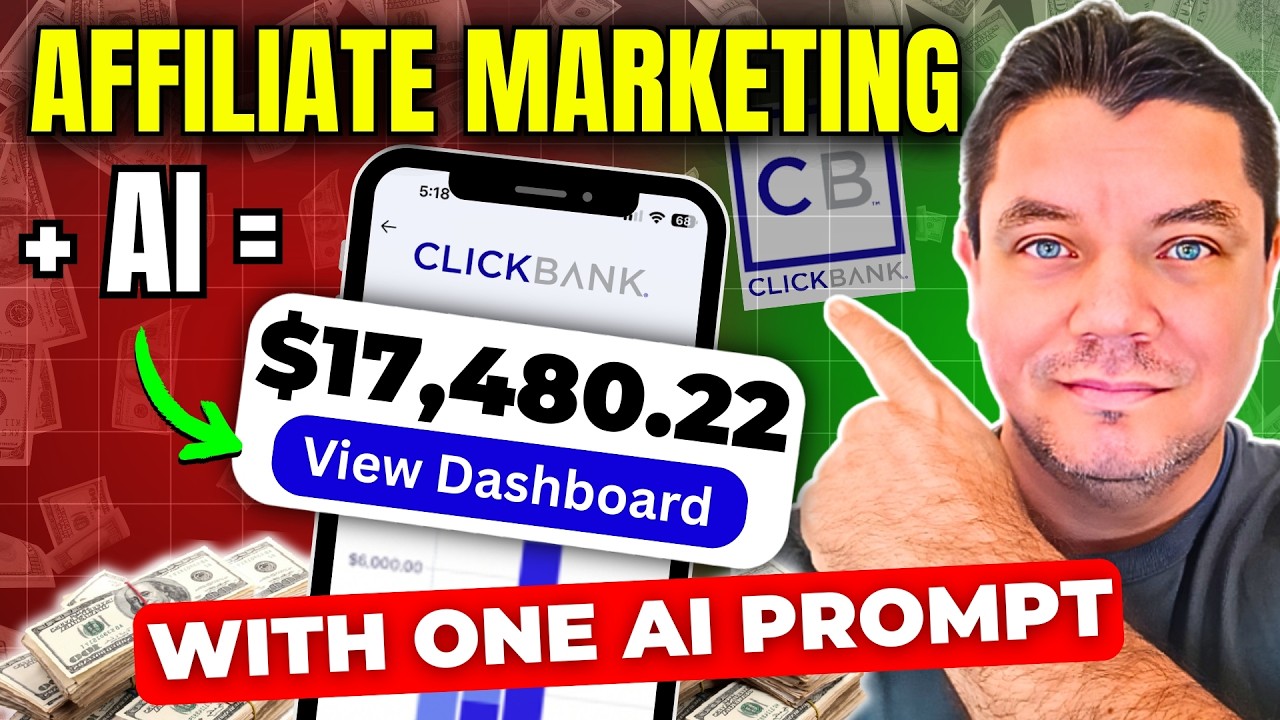 How I Use AI To Make Money Online With Clickbank Affiliate Marketing (With ONE Prompt)