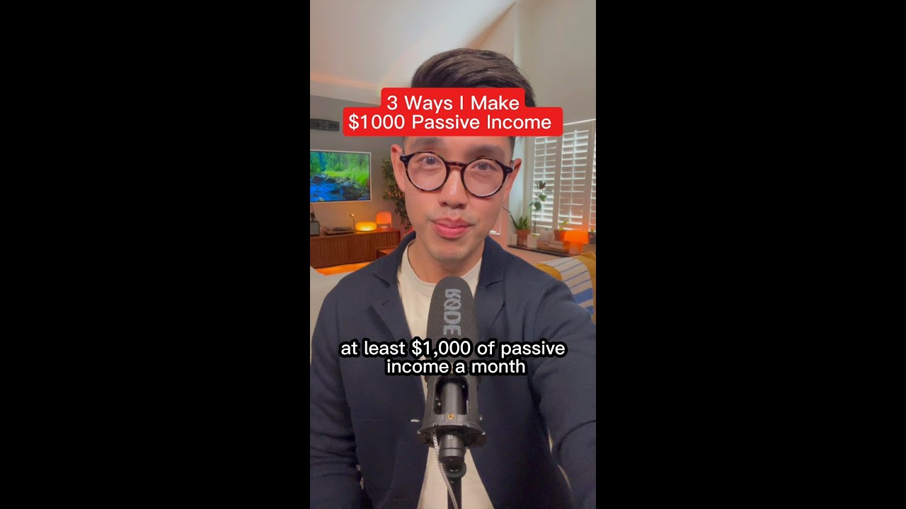 3 Ways I Make $1000 Passive Income