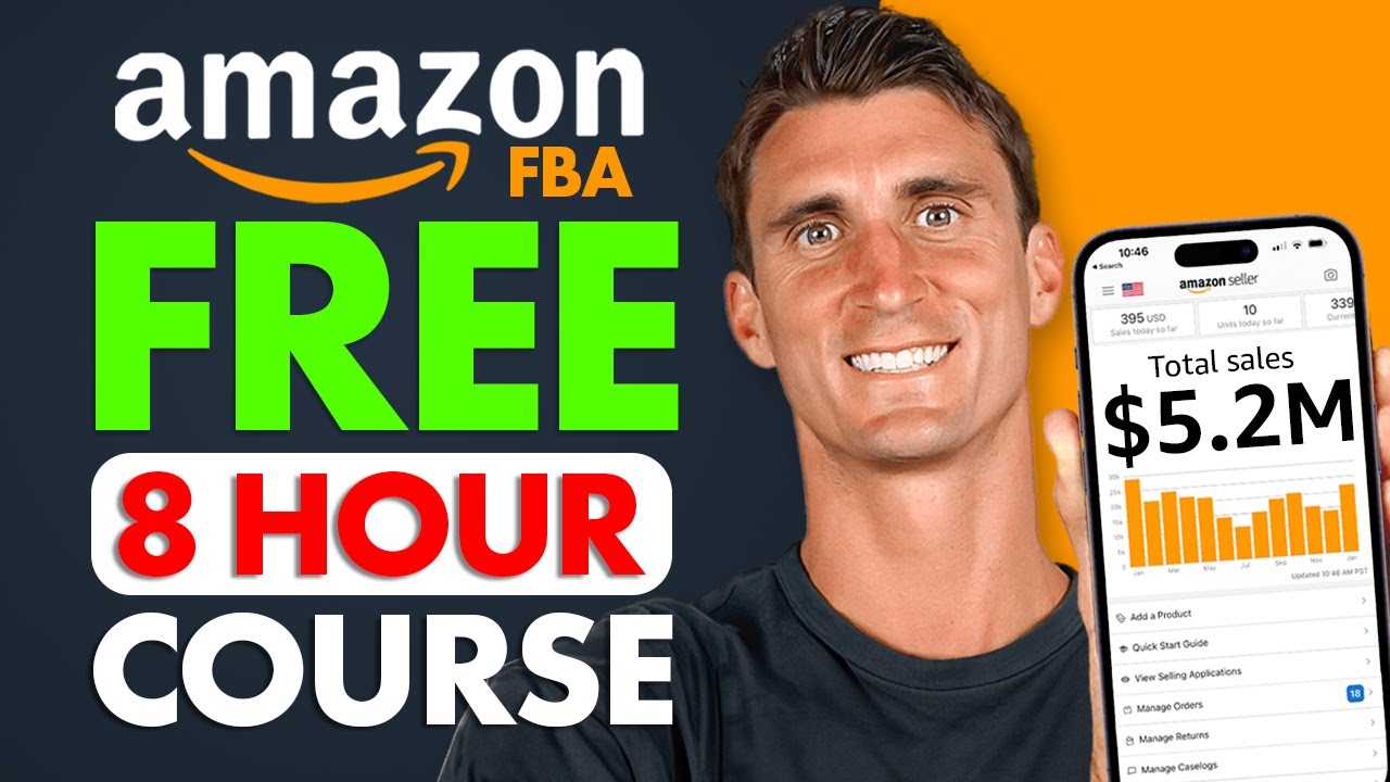 FREE Amazon FBA Course | COMPLETE Step by Step Tutorial For Beginners 2025