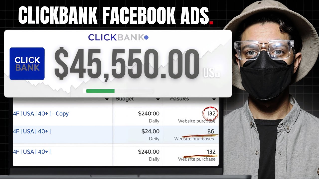 NEW! Facebook Ads Method For CLICKBANK Affiliate Marketing For Beginners
