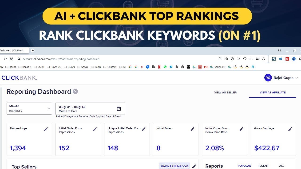 Fast AI Method to Rank ClickBank Keywords in 2025