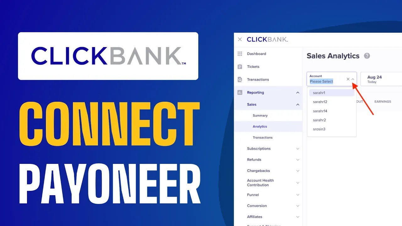 How To Connect ClickBank With Payoneer - Full Guide 2025