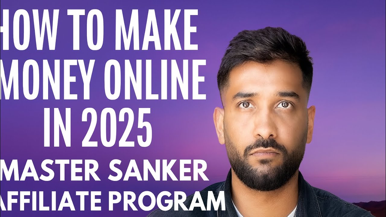 How to Make Money Online in 2025 | Master Sanker Affiliate Program Explained (Step by Step)