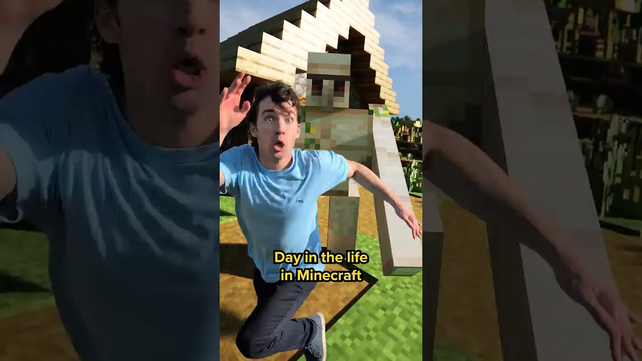 Day in the life in Minecraft