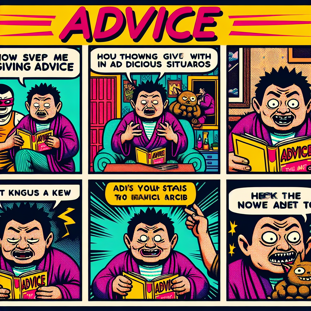 advice step by step guide comic