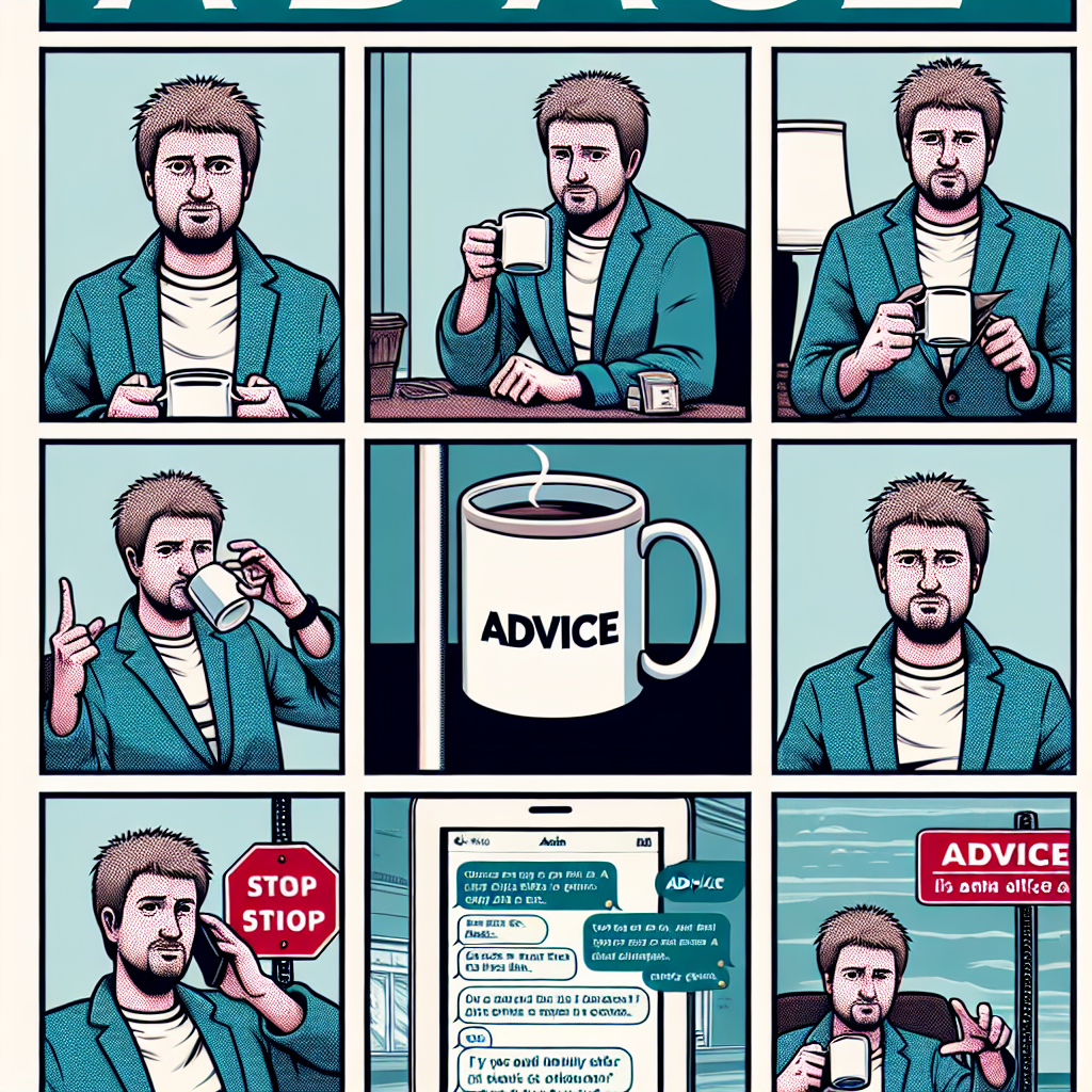 advice step by step guide comic