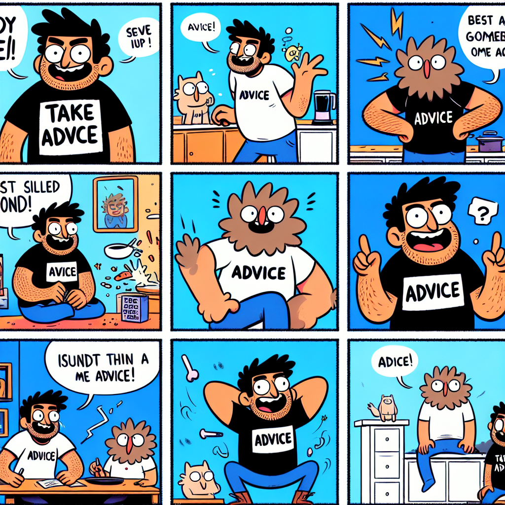 advice step by step guide comic