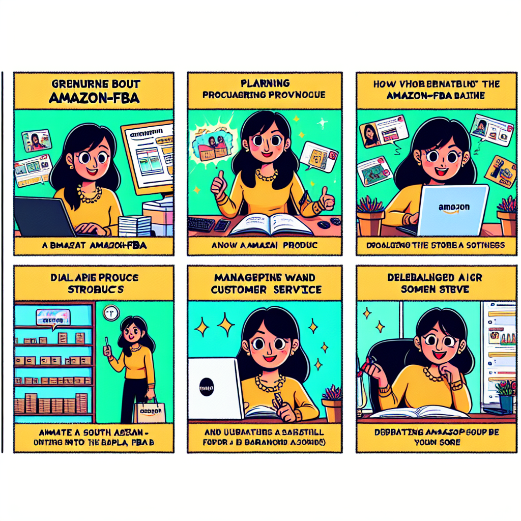 amazon-fba step by step guide comic