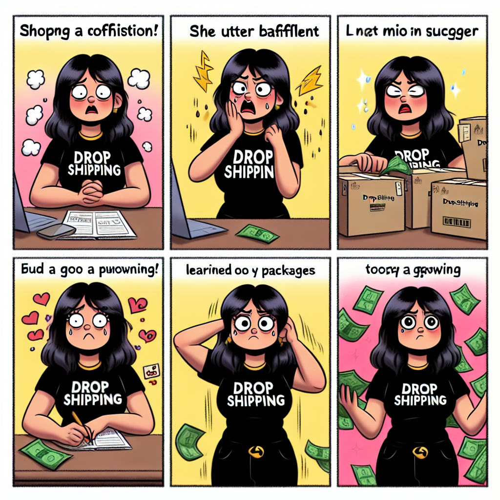 dropshipping step by step guide comic