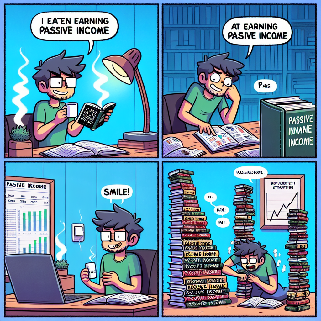passive-income step by step guide comic
