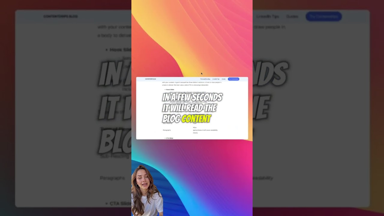 Blog to Social Media Ideas Repurposing Tool [FREE}