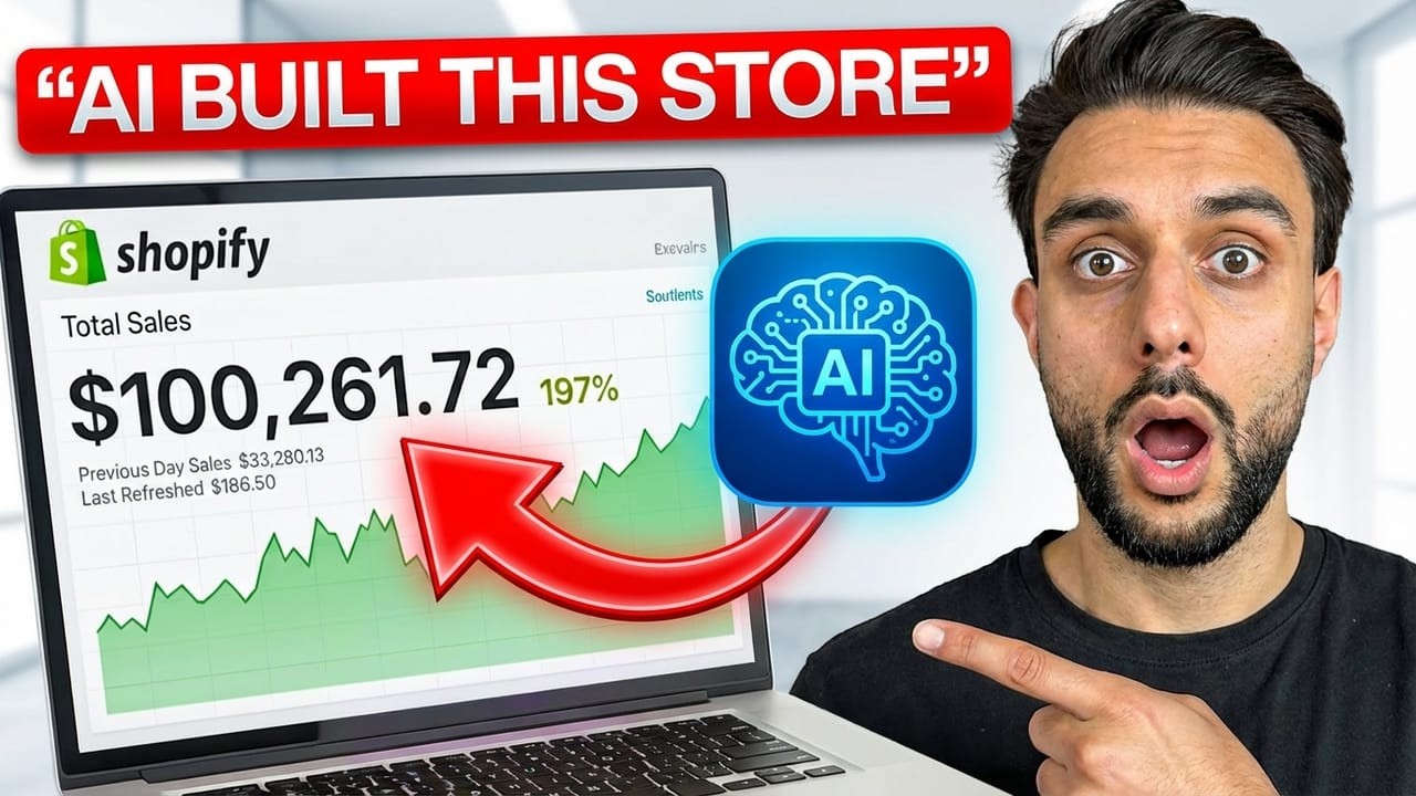 How to Create a Shopify Dropshipping Store in 20 Minutes (Using FREE AI)