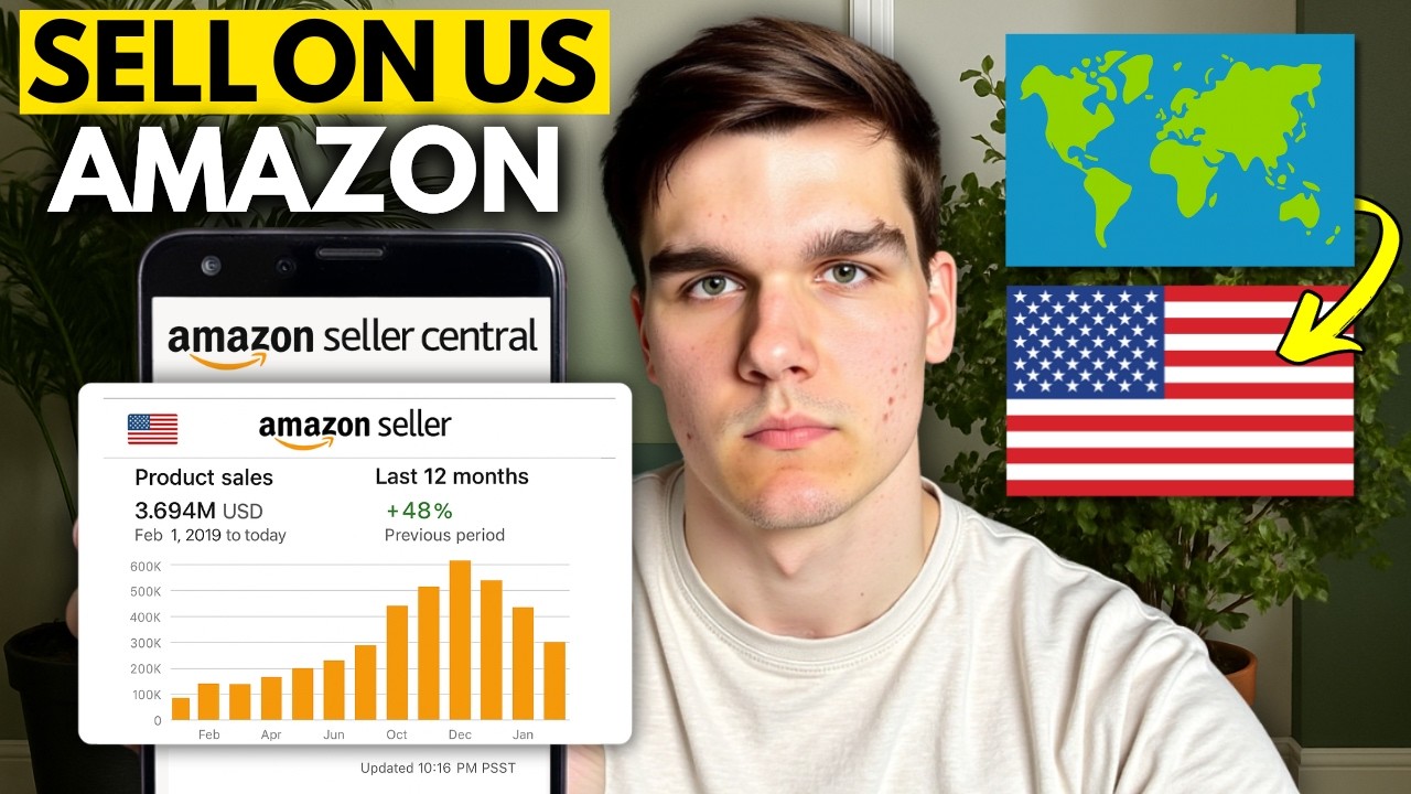 How to Sell on Amazon FBA USA as a Non-US Resident (2025) | Full Step-by-Step Guide + LLC Setup