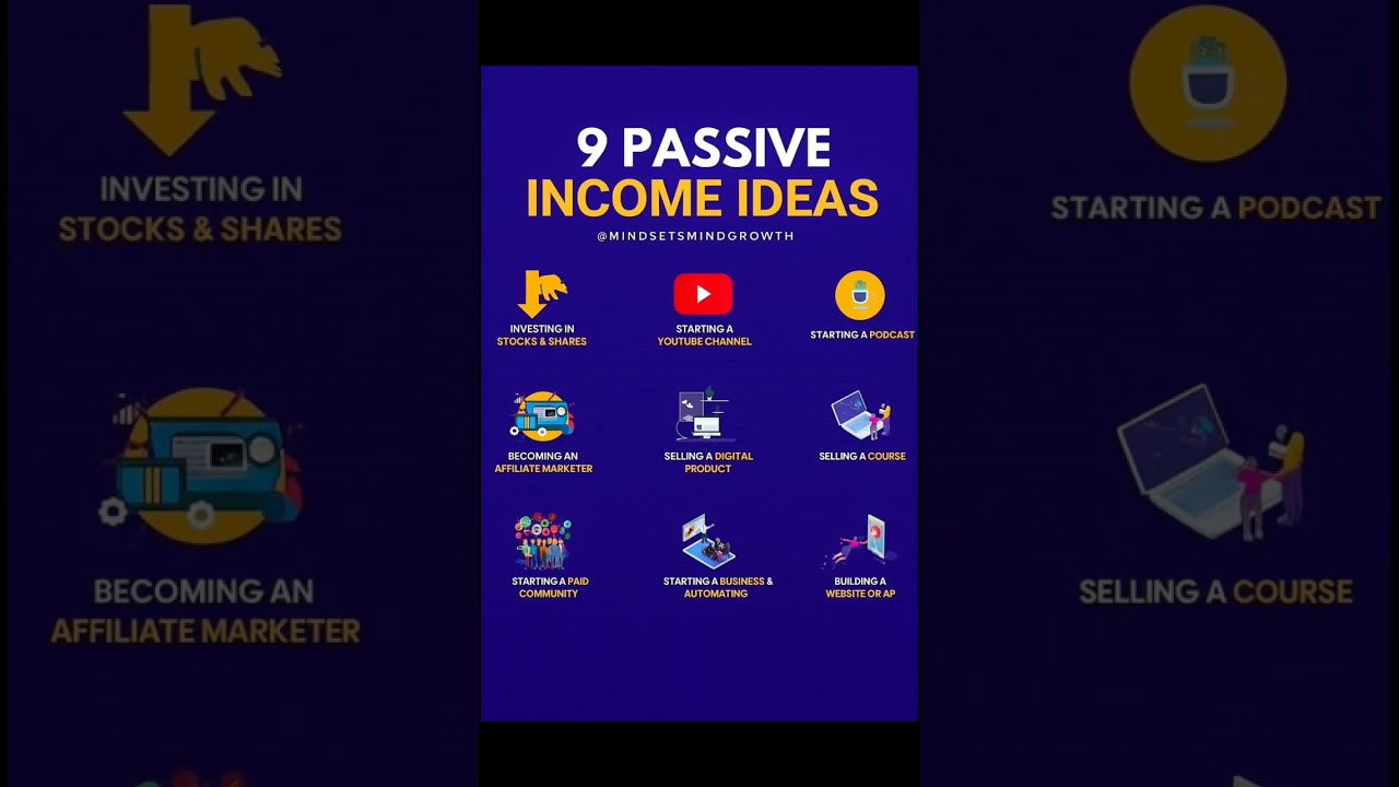 9 Best Passive Income Ideas in 2025 | Earn Money While You Sleep#PassiveIncome #PassiveIncomeIdeas