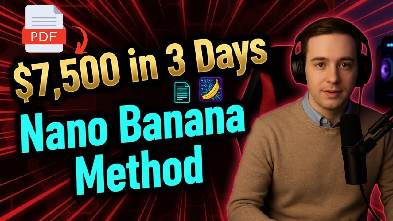 I Made $7,500 in 3 Days Selling PDFs (Using Nano Banana)