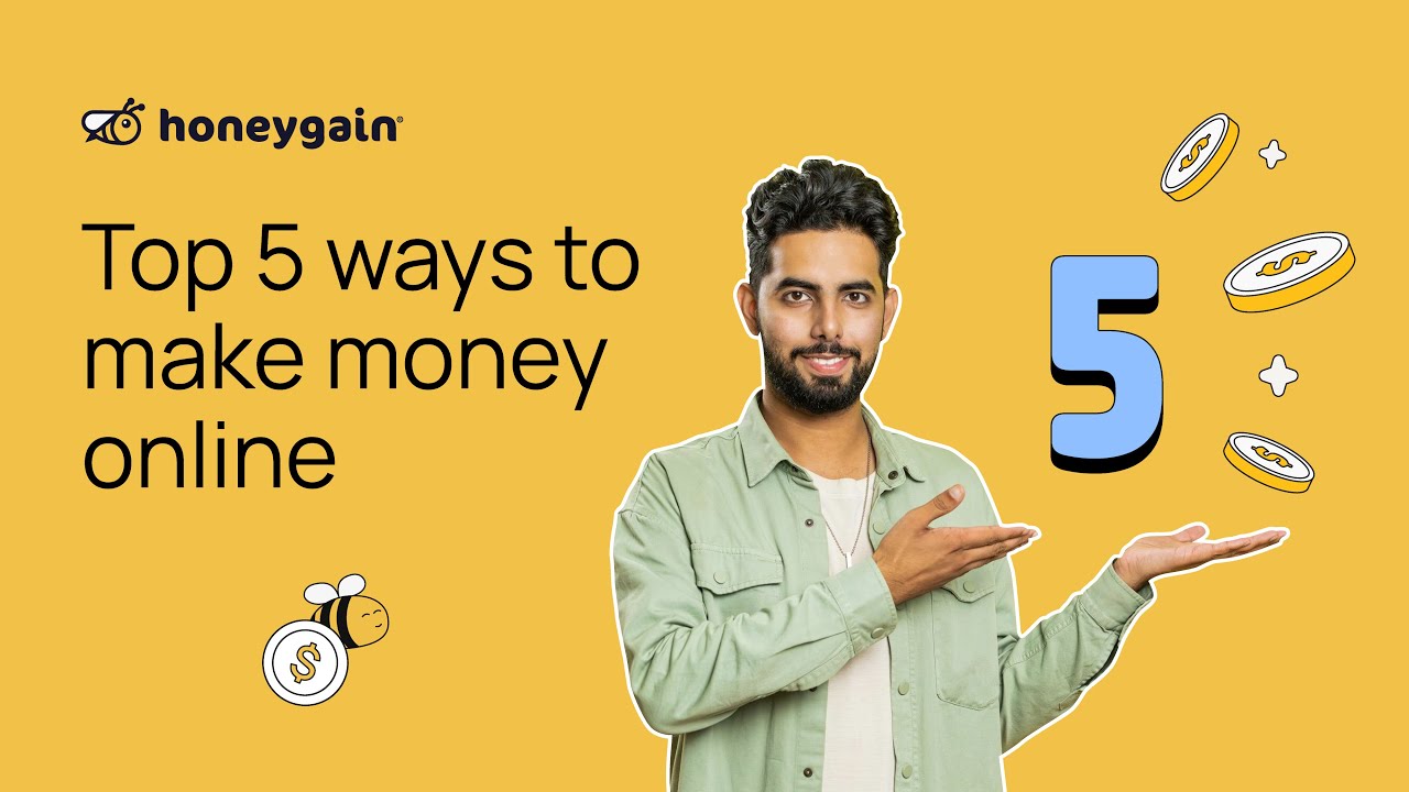 TOP 5 ways to make money online | Honeygain