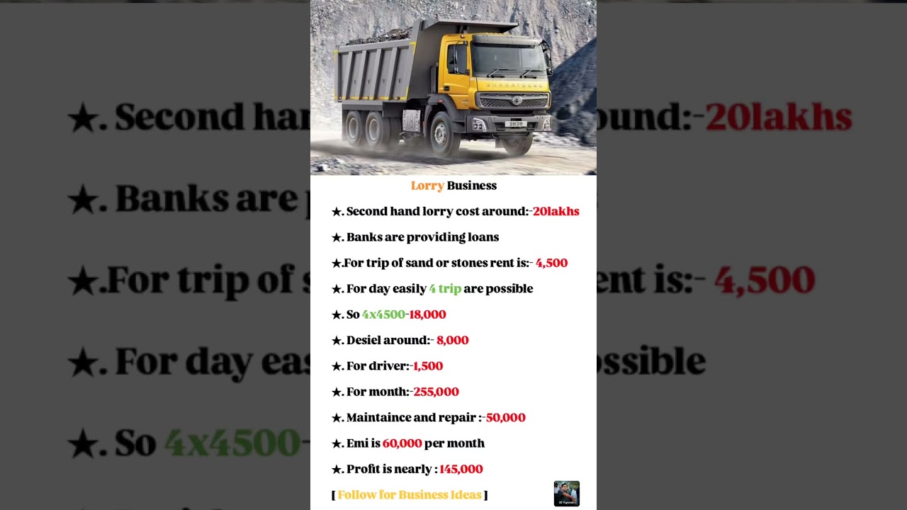 lorry business ideas#business #businessideas #motivation #youtubeshorts #lorry#youtube