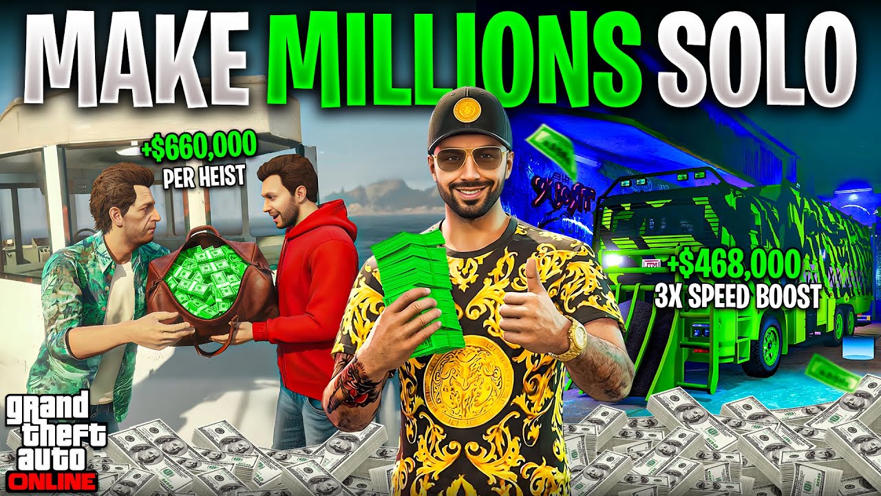 10 Best Ways to Make Millions SOLO in GTA Online (SOLO Money Guide)