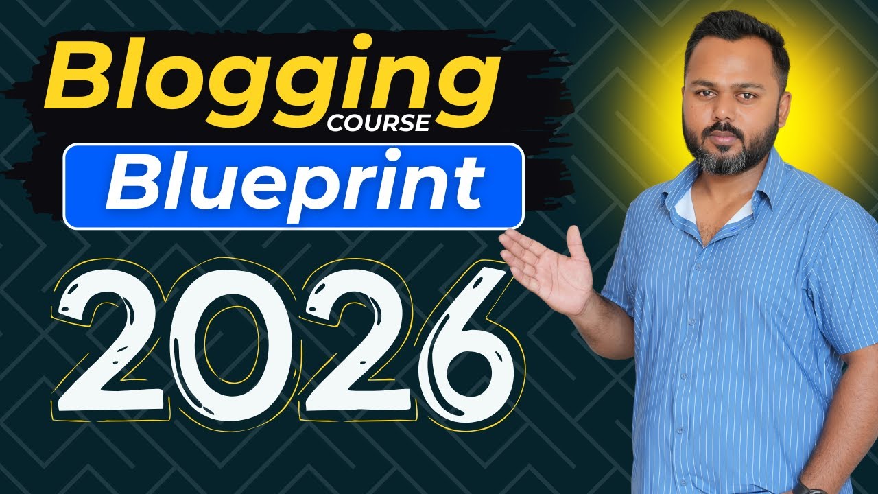 Blogging For Beginners in 2026 | Start a Blog in 2026