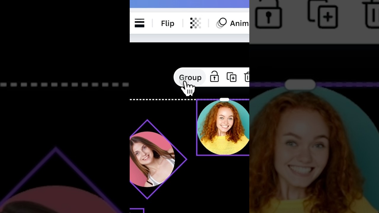 How to present your team in Canva #canva