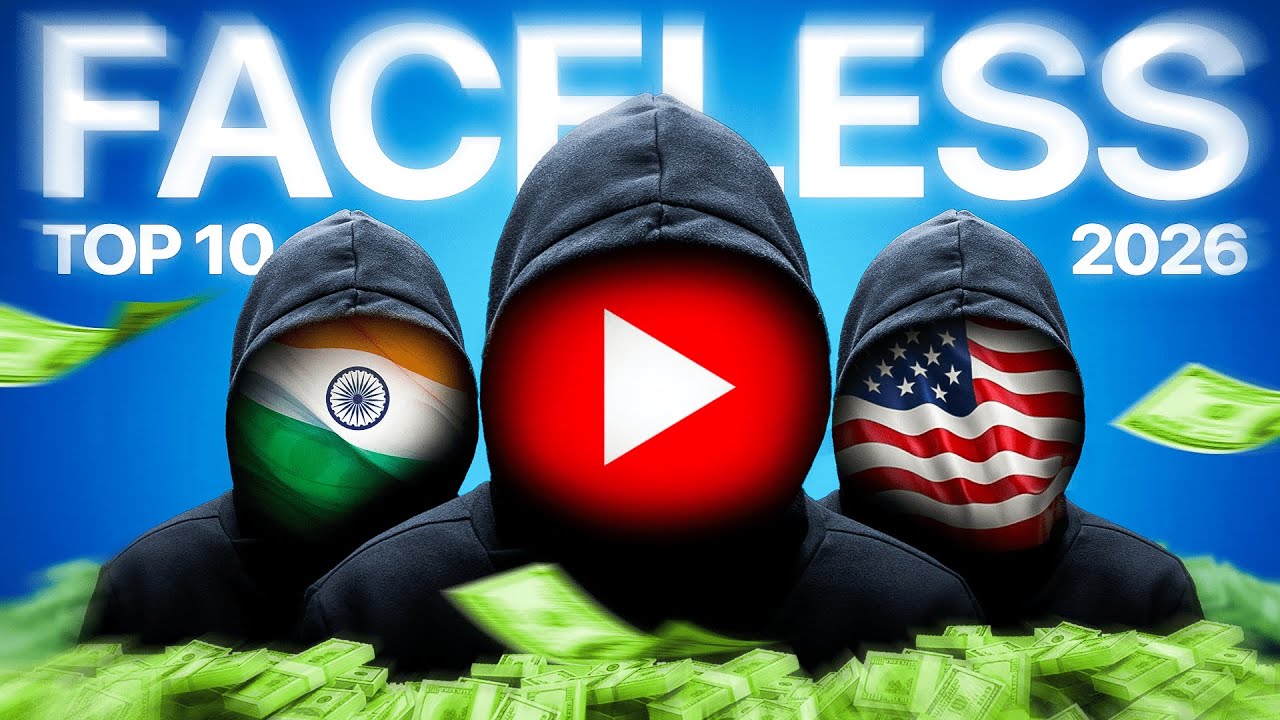 Top 10 Faceless YouTube Channel Ideas In 2026 | High RPM Faceless Niches