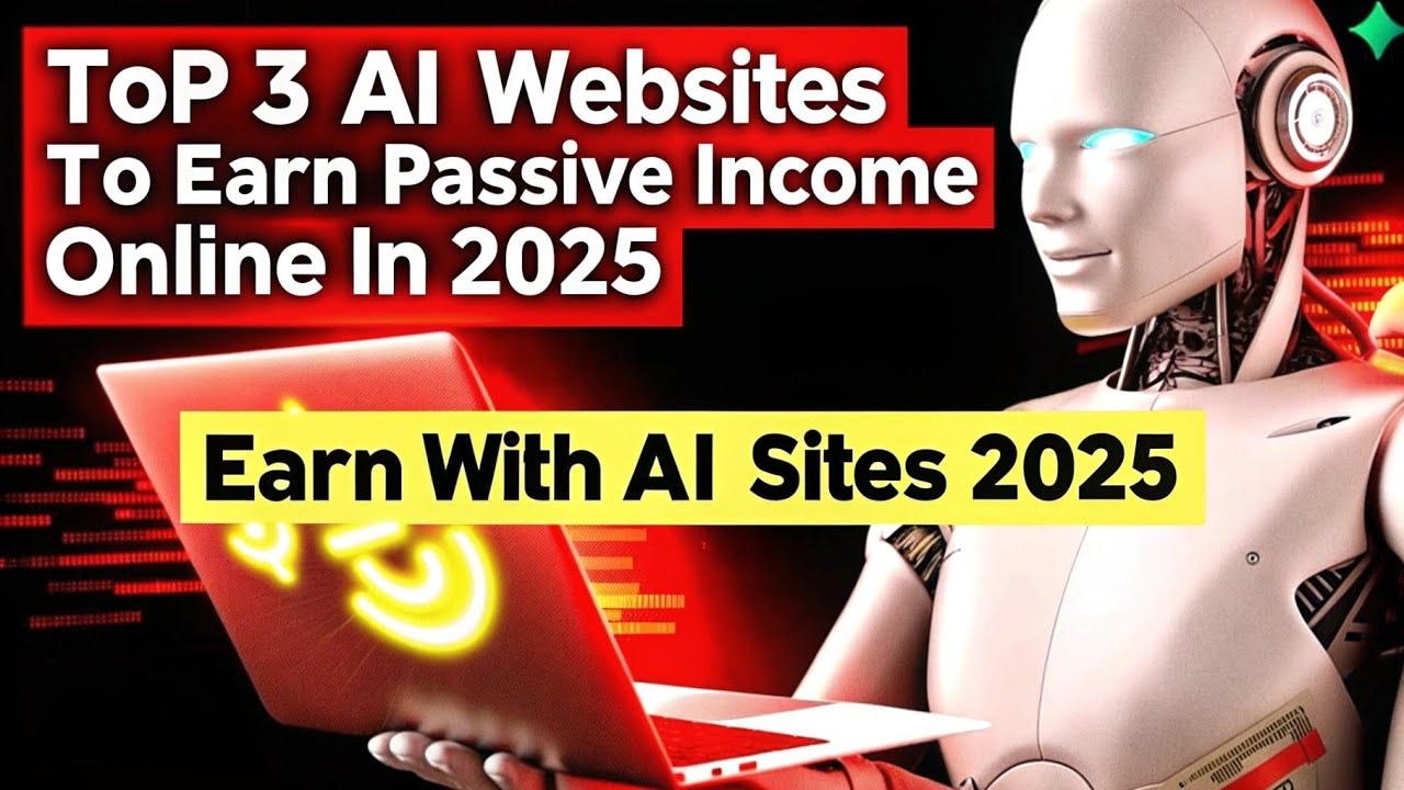 Top 3 AI Websites to Earn Passive Income Online in 2025