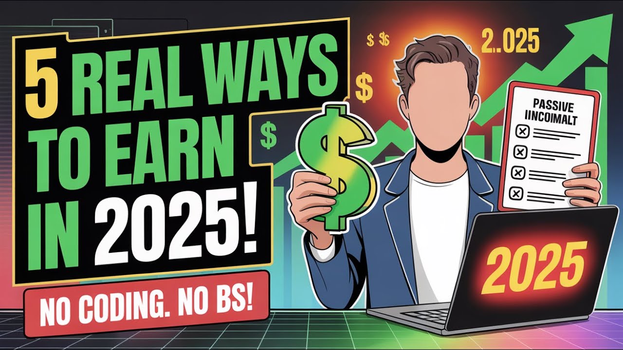 5 Passive Income Ideas That Actually Work in 2025 (No Coding Needed!)