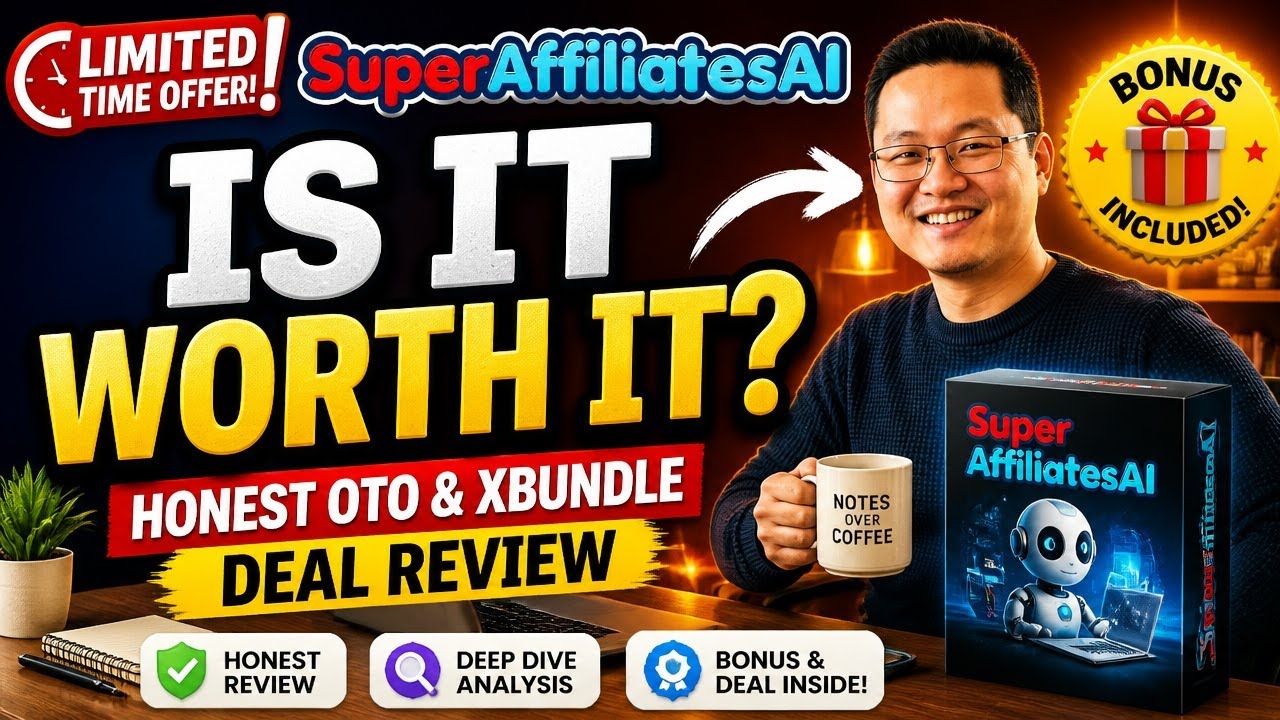 Is SuperAffiliatesAI Worth It? Webinar Replay - Honest OTO & xBundle Deal Review & Bonus