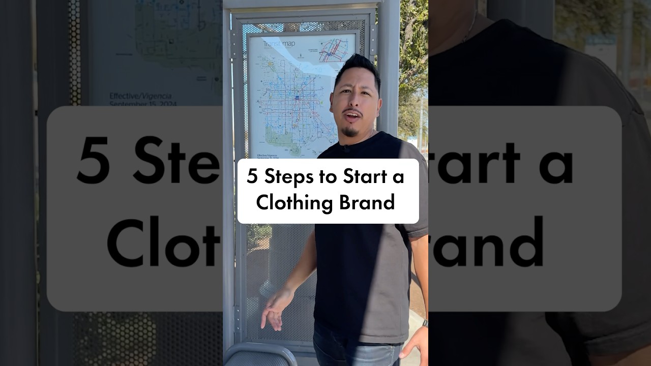 How To Start A Clothing Brand In 5 EASY Steps